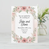 blühend einladung (Stehend Vorderseite)