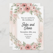 blühend einladung (Vorne/Hinten)