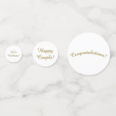 Blühend feierliche Bouquet Konfetti (Rückseiten)