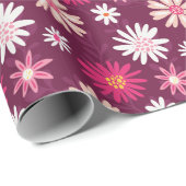 Blühend Fuchsia Geschenkpapier (Rolleneckpunkt)