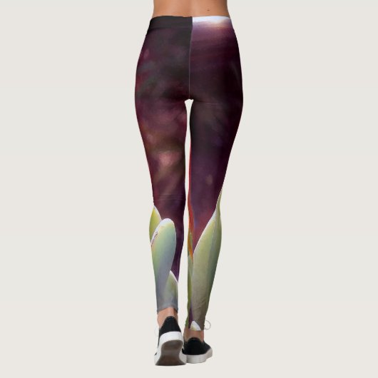 blühend gegeben leggings (Rückseite)