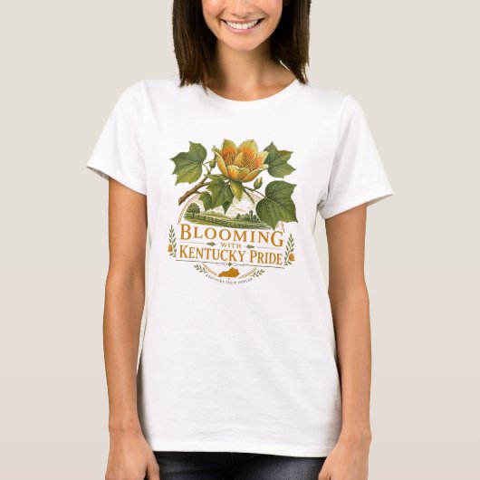 Blühend mit regionalem Stolz T-Shirt (Vorderseite)