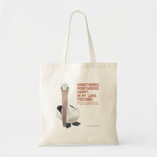 Blühend Pelikan Tragetasche