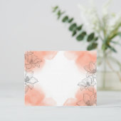 blühend postkarte (Stehend Vorderseite)