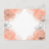 blühend postkarte (Rückseite)