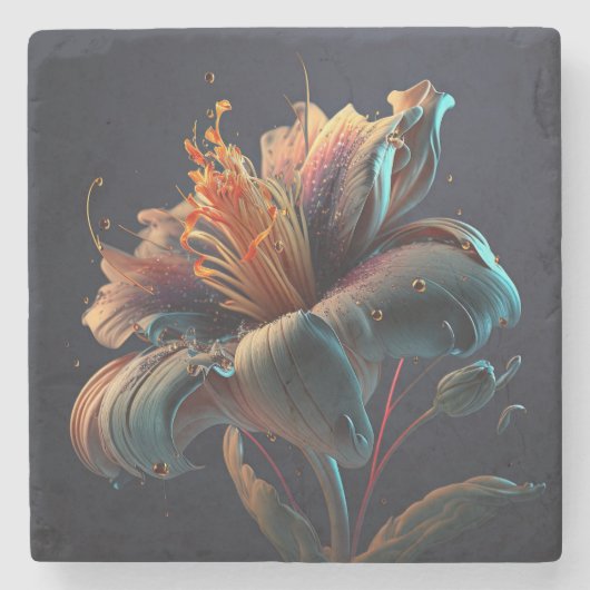 blühend steinuntersetzer (Vorderseite)