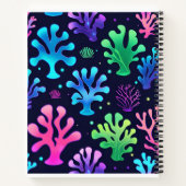 blühend und radikale Korallen Notizblock (Rückseite)