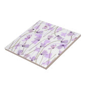 Blühende #7 - Lila Cyclamen-Fliese Fliese (Seite)