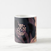 Blühende abstrakte Eleganz, künstlerischer Hinterg Kaffeetasse (Mittel)