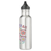 Blühende Affirmation Thermal Tumbler Edelstahlflasche (Rechts)