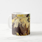 Blühende Akacia Branches Vincent van Gogh. Kaffeetasse (Vorderseite Links)