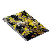 Blühende Akazienzweige (1890) Van Gogh-Spirale Notizblock (Rechte Seite)