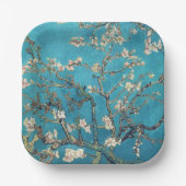 Blühende Almond Tree Floral Vincent Van Gogh Pappteller (Vorderseite)
