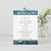 Blühende Almond Tree Hochzeitseinladung. Einladung (Stehend Vorderseite)