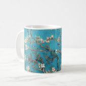 Blühende Almond Tree Van Gogh Kaffeetasse (Vorderseite Links)