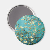 Blühende Almond Tree - Vincent Van Gogh Magnet (Vorderseite/Rückseite)