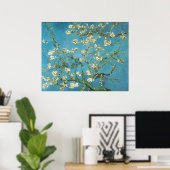 Blühende Almond Tree Vincent van Gogh Poster (Heimbüro)