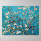 Blühende Almond Tree Vincent van Gogh Poster (Vorne)