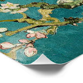 Blühende Almond Tree Vintag Floral Van Gogh Poster (Ecke)