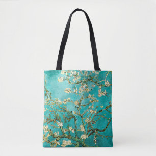Blühende Almond Tree Vintag Floral Van Gogh Tasche