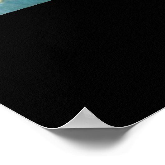 Blühende Almond Tree von van Gogh Poster Print (Ecke)