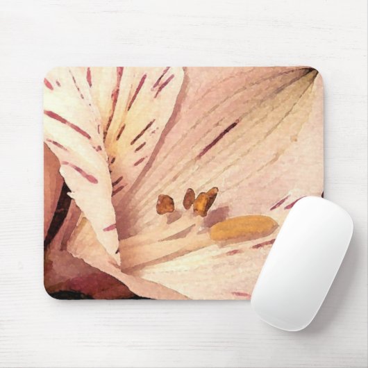 Blühende Alstroemeria Mousepad (Mit Mouse)