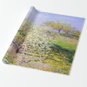 Blühende Apfelbäume, Claude Monet Geschenkpapier (Ungerollt)