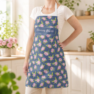 Blühende Aromen. All-Over Print Schürze