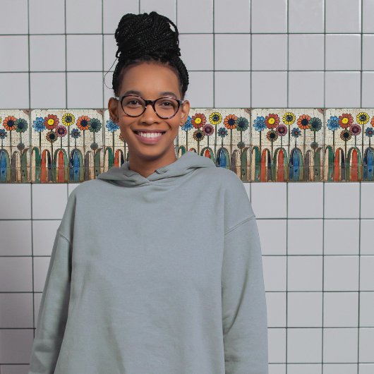 Blühende Array Crackle Glaze Keramik Tile Fliese