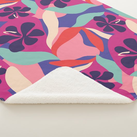 blühende Ästhetik Sherpadecke (3/4)