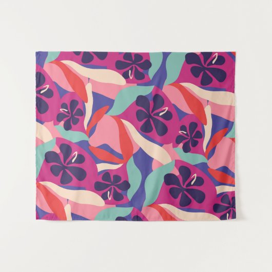 blühende Ästhetik Wandteppich (Vorderseite (Horizontal))