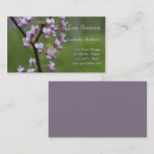 Blühende Baum-Landschaftsarchitektur Visitenkarte (Vorne/Hinten)