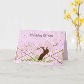 Blühende Baumblase Karte (Gelbe Blume)