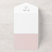 Blühende Bäume im Wasserfarbenfrohen All In One Einladung (Außenbereich)