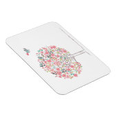 Blühende Bäume und Vögel in Liebe Magnet (Rechte Seite)