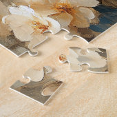 Blühende Bäume zeichnen Puzzle (Seite)