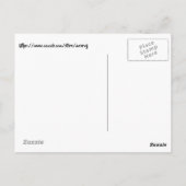 Blühende Birne, Arizona-Postkarte Postkarte (Rückseite)