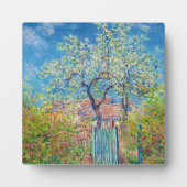 Blühende Birne, Monet Fotoplatte (Vorderseite)