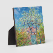 Blühende Birne, Monet Fotoplatte (Vorderseite)
