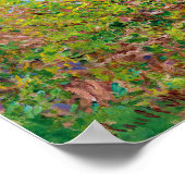 Blühende Birne, Monet Poster (Ecke)