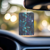 Blühende blaue Blätter Air Freshener Autolufterfrischer