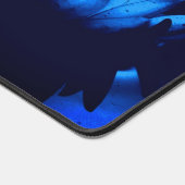 Blühende Blaue Wasserlilie Lotus Blume Personalisi Schreibtischunterlage (Ecke)