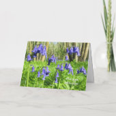 Blühende Bluebells - Benutzerdefinierte Muttertags Karte (Rückseite)