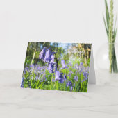 Blühende Bluebells - Benutzerdefinierte Muttertags Karte (Vorderseite)