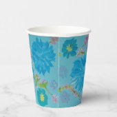 Blühende Bluebells Bluebells Blumenpapier-Cups Pappbecher (Rechts)
