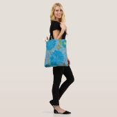 Blühende Bluebells Tote Tasche (Am Model)