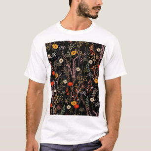 Blühende Blume auf der Wiese T-Shirt