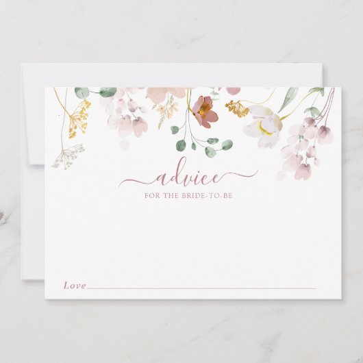 Blühende Blume Babyberatungskarte Einladung (Vorderseite)