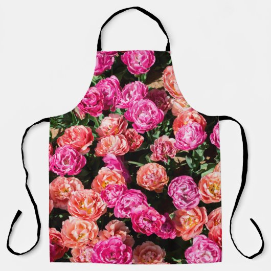 Blühende Blume bilden eine Blumenstruktur Schürze (Vorderseite)