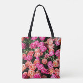 Blühende Blume bilden eine Blumenstruktur Tasche (Rückseite)